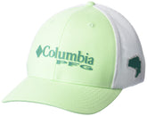 Columbia Unisex PFG Logo Mesh Ball Cap - High, Key West/Circuit, Large/X-Large